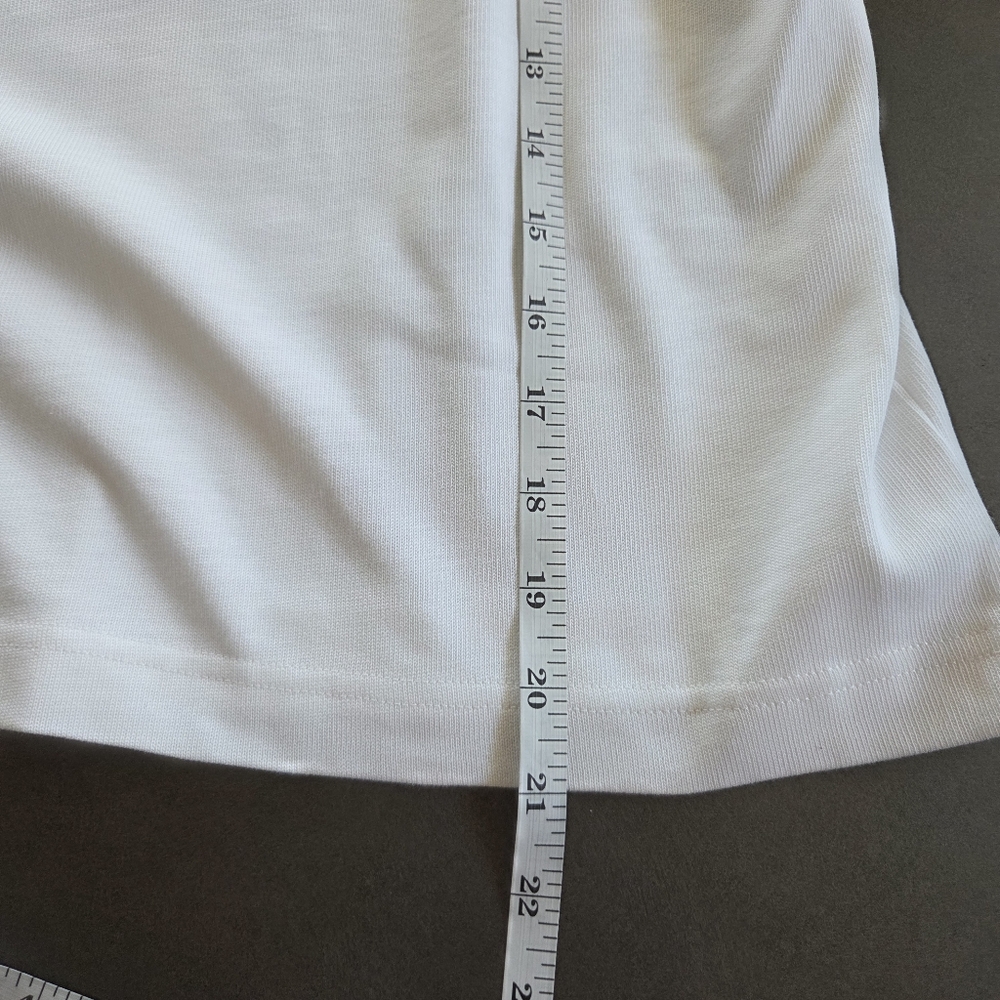 Polo Ralph Lauren White Jersey Crop Long Sleeve T-shirt Size XS NWT $110 - Picture 11 of 12